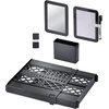 image:imageLockerMate AdjustAShelf 6Piece Locker Accessories Set Extends to Fit Your Locker Includes Storage Drawer Mirror Whiteboard Storage Cup Navy Blue 50924KITNVYBlack