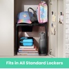 image:imageLockerMate AdjustAShelf Locker Shelf amp Organizer Extends to Fit Your Locker Includes Storage Drawer BlackBlack