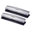 image:imageBostitch 3 Hole Paper Punch 15 Sheet Capacity Metal Office Hole Puncher with Chip Tray NonSlip Base 932 Holes Perfect for Binders School Home amp Office Gold2 Pack