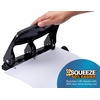 image:imageBostitch EZ Squeeze 3 Hole Paper Punch 40 Sheet Capacity Heavy Duty Metal Office Hole Puncher with Chip Tray NonSlip Base amp Paper Guide 932 Holes for Binders School amp Home OfficeBlack