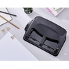 image:imageBostitch EZ Squeeze 3 Hole Paper Punch 40 Sheet Capacity Heavy Duty Metal Office Hole Puncher with Chip Tray NonSlip Base amp Paper Guide 932 Holes for Binders School amp Home OfficeBlack