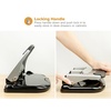 image:imageBostitch EZ Squeeze 3 Hole Paper Punch 40 Sheet Capacity Heavy Duty Metal Office Hole Puncher with Chip Tray NonSlip Base amp Paper Guide 932 Holes for Binders School amp Home OfficeSilver