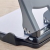 image:imageBostitch EZ Squeeze 3 Hole Paper Punch 40 Sheet Capacity Heavy Duty Metal Office Hole Puncher with Chip Tray NonSlip Base amp Paper Guide 932 Holes for Binders School amp Home OfficeSlate