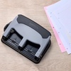 image:imageBostitch EZ Squeeze 3 Hole Paper Punch 40 Sheet Capacity Heavy Duty Metal Office Hole Puncher with Chip Tray NonSlip Base amp Paper Guide 932 Holes for Binders School amp Home OfficeSlate