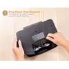 image:imageBostitch EZ Squeeze 3 Hole Paper Punch 40 Sheet Capacity Heavy Duty Metal Office Hole Puncher with Chip Tray NonSlip Base amp Paper Guide 932 Holes for Binders School amp Home OfficeBlack