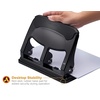 image:imageBostitch EZ Squeeze 3 Hole Paper Punch 40 Sheet Capacity Heavy Duty Metal Office Hole Puncher with Chip Tray NonSlip Base amp Paper Guide 932 Holes for Binders School amp Home OfficeBlack