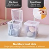 image:imageBostitch Konnect Storage Containers with Lids Clear Plastic Box Stackable for Crafts Home and Office Organization Labels 3Piece 1 4 Qt Box 2 15 Qt boxes15 Qt 2 Pack